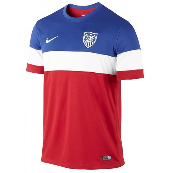 USA maillot rétro extérieur vintage deuxième uniforme de football kit de football pour hommes haut chemise 2014